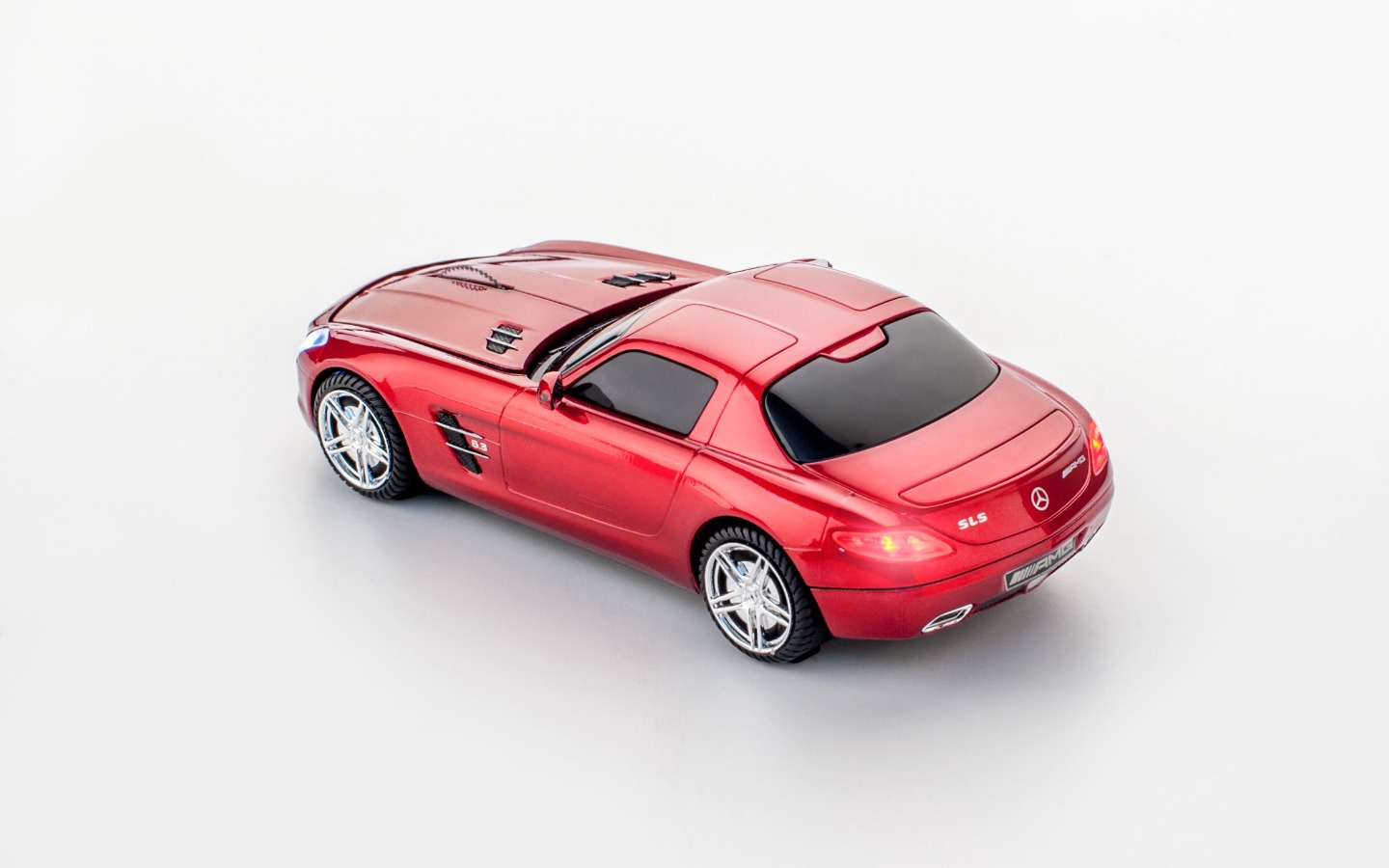 Click Car Mouse MERCEDES SLS AMG-紅色