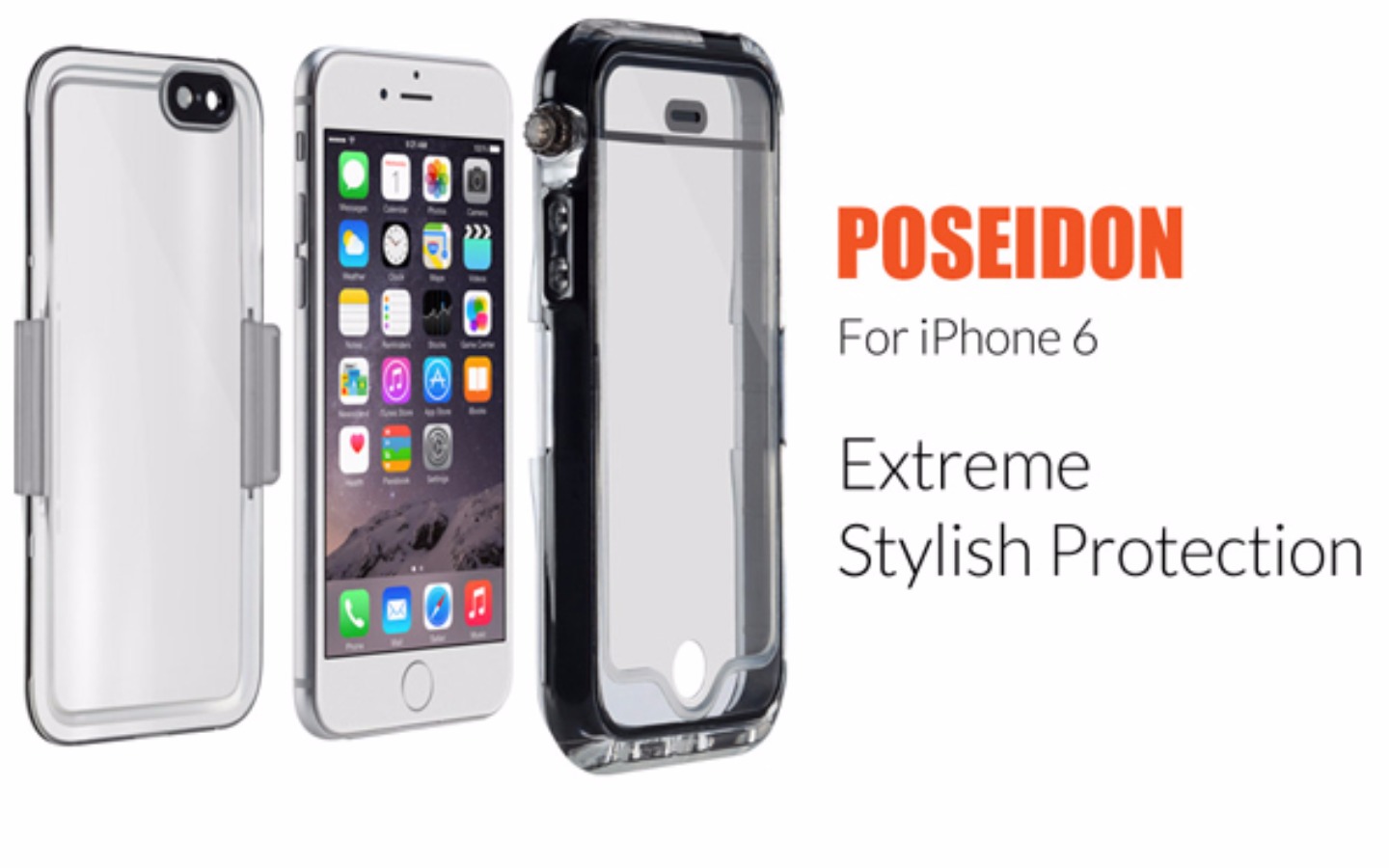 Nomu Poseidon Iphone 6 防水手機殼 浪花白