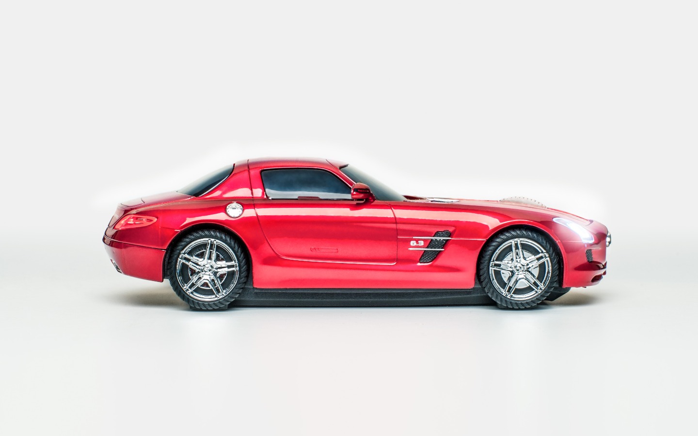 Click Car Mouse MERCEDES SLS AMG-紅色